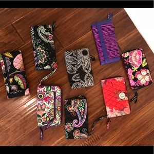 Lot of 8 Vera Bradley Wallets